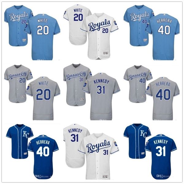 wholesale custom men women youth majestic kc royals jersey #20 frank white 40 kelvin herrera 31 ian kennedy home nary blue baseball jerseys, Blue;black
wholesale custom men women youth majestic kc royals jersey #20 frank white 40 kelvin herrera 31 ian kennedy home nary blue baseball jerseys, Blue;black