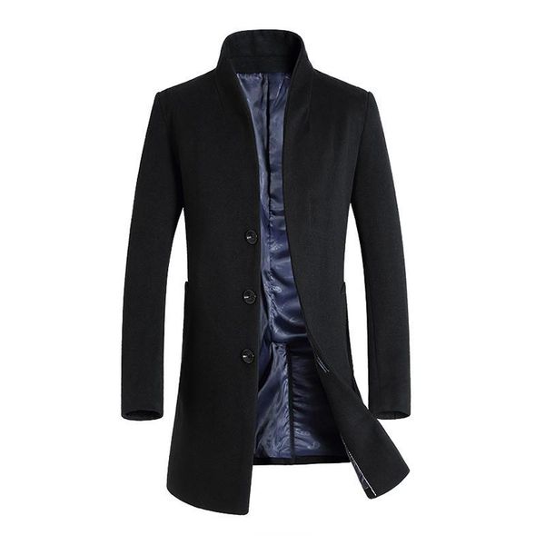 ywsrlm brand new wool pea coat jacket long men's fashion casual cardigan & blends winter jackets for men wool coat 3xl, Black
ywsrlm brand new wool pea coat jacket long men's fashion casual cardigan & blends winter jackets for men wool coat 3xl, Black