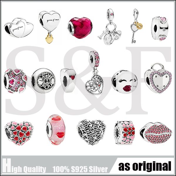 2018 valentine's day 100% real 925 sterling silver bead red lip heart shaped charm for women fashion diy bracelet bangle, Bronze;silver
2018 valentine's day 100% real 925 sterling silver bead red lip heart shaped charm for women fashion diy bracelet bangle, Bronze;silver