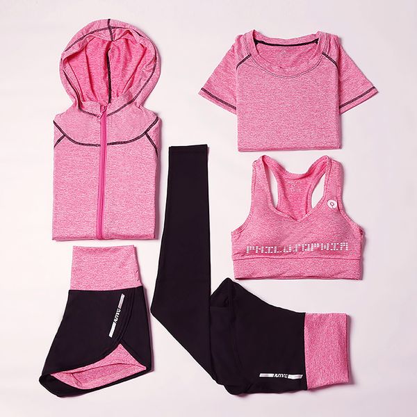 yoga outfits 5pc / set sports suit track female fitness sportswear gym leggings bra ladies, White;red
yoga outfits 5pc / set sports suit track female fitness sportswear gym leggings bra ladies, White;red