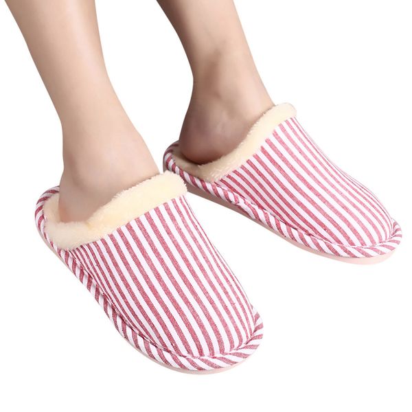 slipper women striped bottom soft home slippers warm cotton shoes women indoor slippers slip-on shoes for bedroom house, Black
slipper women striped bottom soft home slippers warm cotton shoes women indoor slippers slip-on shoes for bedroom house, Black