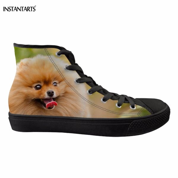 instantarts funny 3d pomeranian dog print women walking shoes high lace up canvas shoes breathable sneakers sports
instantarts funny 3d pomeranian dog print women walking shoes high lace up canvas shoes breathable sneakers sports