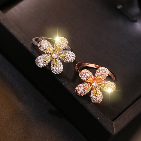 new fashion rose gold color flower cubic zircon adjustable rings for women party gift jewelry trendy charm bague accessories, Slivery;golden
new fashion rose gold color flower cubic zircon adjustable rings for women party gift jewelry trendy charm bague accessories, Slivery;golden