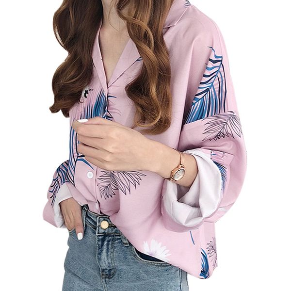 women sweet shirt loose long sleeve small lapel shirt vintage summer autumn sunscreen printed leaf casual blouse, White
women sweet shirt loose long sleeve small lapel shirt vintage summer autumn sunscreen printed leaf casual blouse, White