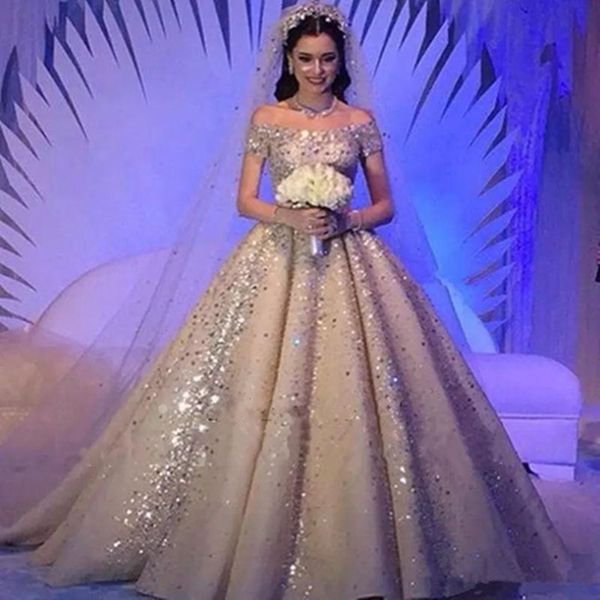luxury saudi arabic wedding dresses dubai off shoulder champagne crystal beaded bridal gowns vestido de novia custom made wedding dress 3875, White
luxury saudi arabic wedding dresses dubai off shoulder champagne crystal beaded bridal gowns vestido de novia custom made wedding dress 3875, White