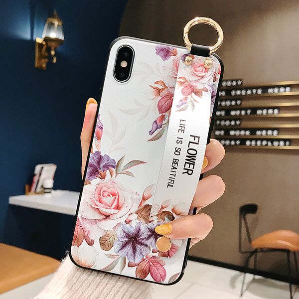 for iphone 12 mini case fashion flower phone holder case for iphone 8 plus 6 6s 7 x xr xs 11 pro max soft tpu wrist strap cover
for iphone 12 mini case fashion flower phone holder case for iphone 8 plus 6 6s 7 x xr xs 11 pro max soft tpu wrist strap cover