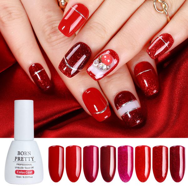 born pretty red glitter sparkle gel nail polish bling shining soak off manicure nail art uv gel polish varnish lacquer 10ml, Red;pink
born pretty red glitter sparkle gel nail polish bling shining soak off manicure nail art uv gel polish varnish lacquer 10ml, Red;pink