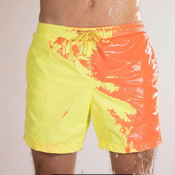 men's shorts kancoold beach summer men temperature-sensitive color-changing pants swim trunks quick dry bathing jun, White;black
men's shorts kancoold beach summer men temperature-sensitive color-changing pants swim trunks quick dry bathing jun, White;black