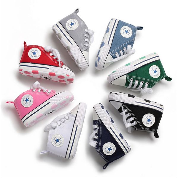 2019 new toddler newborn baby boy girl crib shoes comfortable tennis canvas infant pre walker sneakers casual soft sole shoes, Black
2019 new toddler newborn baby boy girl crib shoes comfortable tennis canvas infant pre walker sneakers casual soft sole shoes, Black