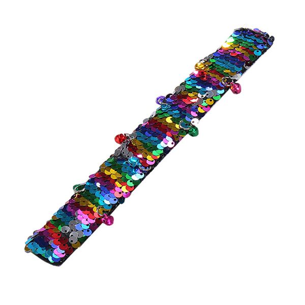 12pcs bell mermaid sequin slap bracelets valentines party favors for girls, Slivery;white
12pcs bell mermaid sequin slap bracelets valentines party favors for girls, Slivery;white