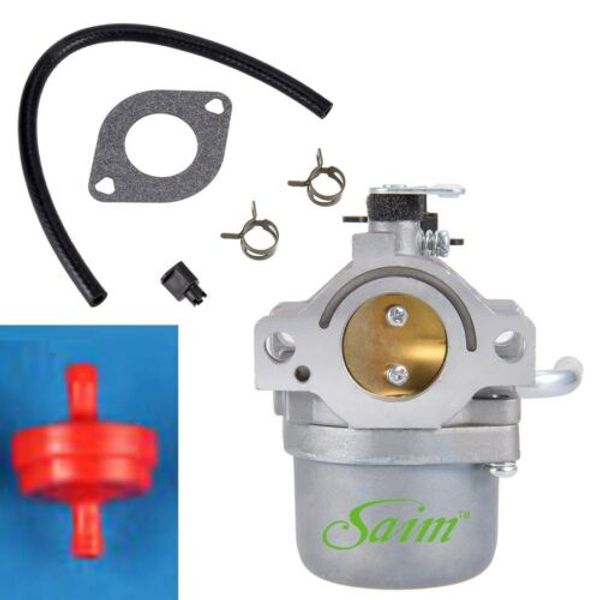 zyhw carburetor carb fuel solenoid for briggs & stratton 593432 engine with gasket fuel line silver
zyhw carburetor carb fuel solenoid for briggs & stratton 593432 engine with gasket fuel line silver