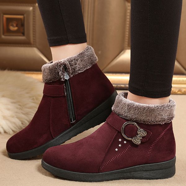 rimocy womens platform winter boots thicken plush flat with snow boots woman fashion crystal non slip warm cotton shoes female, Black
rimocy womens platform winter boots thicken plush flat with snow boots woman fashion crystal non slip warm cotton shoes female, Black