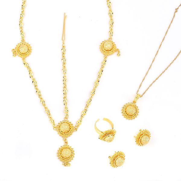 fashion ethiopian jewelry sets with hair chain necklace earrings ring gold color jewelry for ethiopian women accessories, Silver
fashion ethiopian jewelry sets with hair chain necklace earrings ring gold color jewelry for ethiopian women accessories, Silver