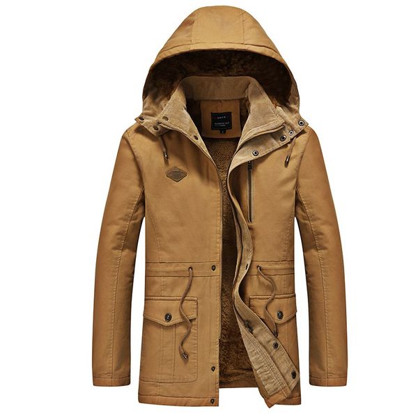men coats thicken hooded autumn winter jacket 2017 men's warm comfortable korean style padded parkas casual winter male coats, Black
men coats thicken hooded autumn winter jacket 2017 men's warm comfortable korean style padded parkas casual winter male coats, Black
