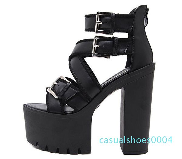 chic black serated sole thick platform thick high heel gladiator sandals 2018 size 34 to 39 c44
chic black serated sole thick platform thick high heel gladiator sandals 2018 size 34 to 39 c44