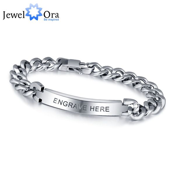 personalized engrave silver men bracelet fashion titanium steel bracelets & bangles for men gift for mem(jewelora ba101336, Golden;silver
personalized engrave silver men bracelet fashion titanium steel bracelets & bangles for men gift for mem(jewelora ba101336, Golden;silver