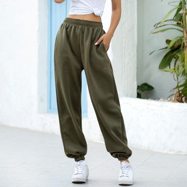 2020 new spring women trouser straight overalls casual harem pants fashion korean elastic waist buckle cargo pants, Black;white 
2020 new spring women trouser straight overalls casual harem pants fashion korean elastic waist buckle cargo pants, Black;white