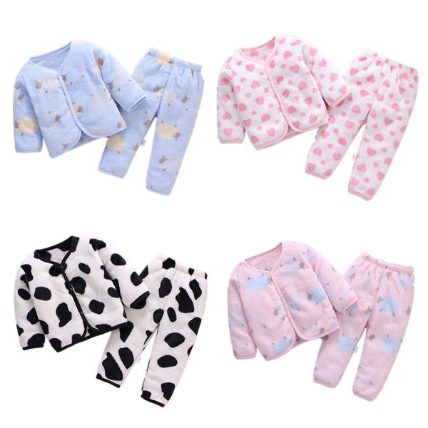 spring autumn baby boys girls pajamas set 6m-1y mother kids sleepwear long sleeve wear cotton girls evening warm baby clothes, Blue;red
spring autumn baby boys girls pajamas set 6m-1y mother kids sleepwear long sleeve wear cotton girls evening warm baby clothes, Blue;red