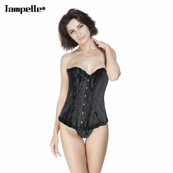 jampelle women's corset women corsets floral bustier lace up thong bustiers shapewear waist trainer corset underbusts, Black;white
jampelle women's corset women corsets floral bustier lace up thong bustiers shapewear waist trainer corset underbusts, Black;white