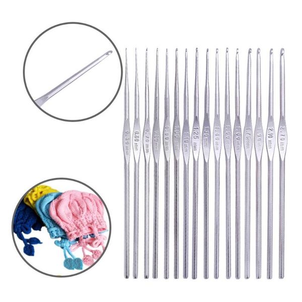 16sizes steel crochet hooks knitting needles set for knit weave yarn craft diy stitch tool weaving kit knitting tool, Black
16sizes steel crochet hooks knitting needles set for knit weave yarn craft diy stitch tool weaving kit knitting tool, Black