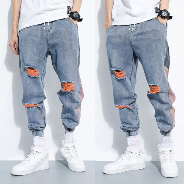 men's autumn leisure new fashion loose stretch harlan beamed cropped jeans 2019 support wholesale dropshipping, Blue
men's autumn leisure new fashion loose stretch harlan beamed cropped jeans 2019 support wholesale dropshipping, Blue