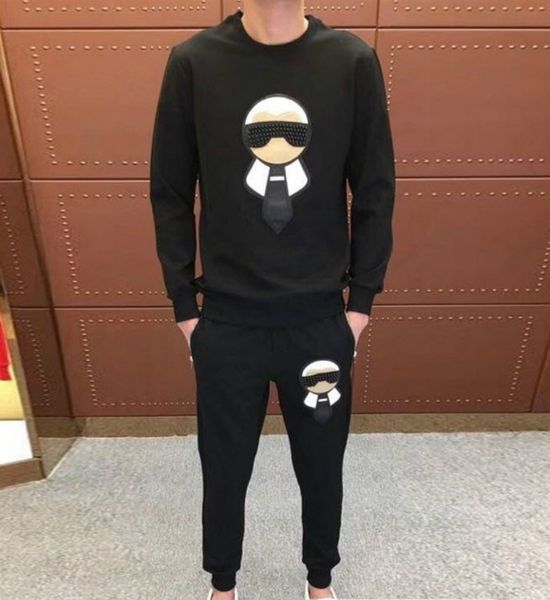2019 new male fashion beads tracksuit long sleeve pullover jogger suit jacket pants sets mens designer sweatsuit sport suit plus size -4xl, Gray
2019 new male fashion beads tracksuit long sleeve pullover jogger suit jacket pants sets mens designer sweatsuit sport suit plus size -4xl, Gray