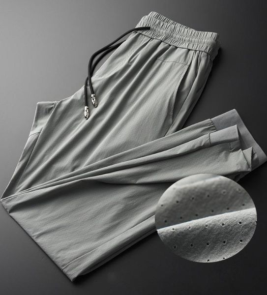 men's pants hollow fabric summer ventilate casual sport thin trousers men plus size 4xl luxury elastic waist silky man pant, Black
men's pants hollow fabric summer ventilate casual sport thin trousers men plus size 4xl luxury elastic waist silky man pant, Black