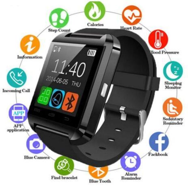 100pcs u8 color screen touch smart watch music call step count sleep monitoring camera alarm clock bluetooth for: iphone samsung huawei oppo
100pcs u8 color screen touch smart watch music call step count sleep monitoring camera alarm clock bluetooth for: iphone samsung huawei oppo