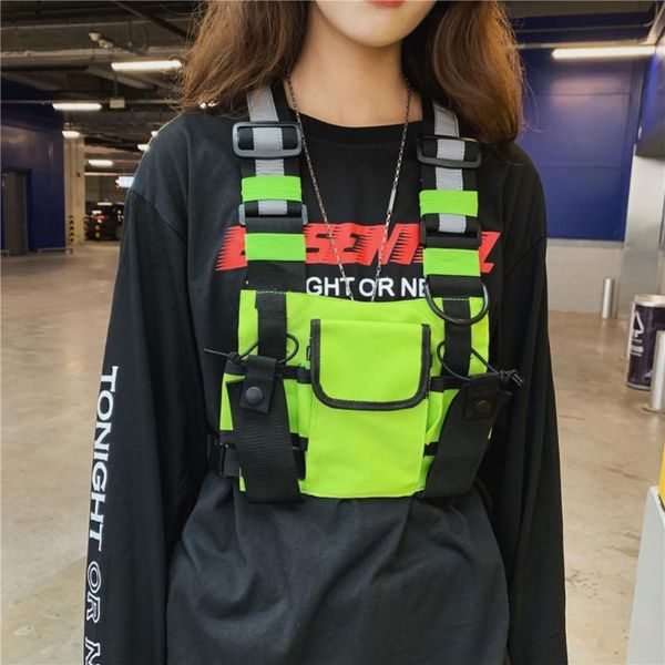 new fashion chest rig bag reflective hip hop vest streetwear functional harness chest bag pack front waist pouch backpack
new fashion chest rig bag reflective hip hop vest streetwear functional harness chest bag pack front waist pouch backpack