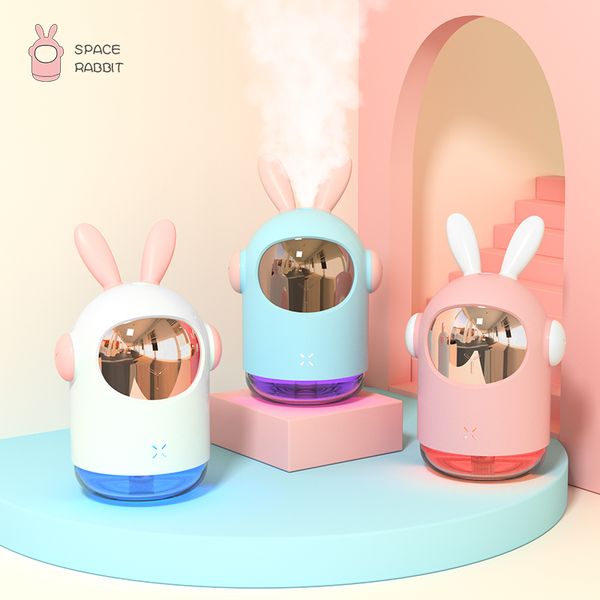 space bunny humidifier 350ml cute rabbit ultrasonic cool mist maker aroma air oil diffuser romantic color led lamp humidificador 
space bunny humidifier 350ml cute rabbit ultrasonic cool mist maker aroma air oil diffuser romantic color led lamp humidificador