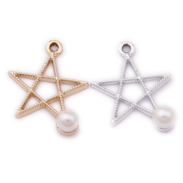 120pcs/lot new star charms pendant with a white pearl gold & silver plated 20*20mm for handmade craft, Bronze;silver
120pcs/lot new star charms pendant with a white pearl gold & silver plated 20*20mm for handmade craft, Bronze;silver