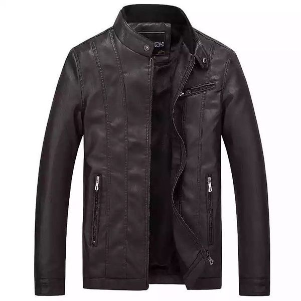 men's leather jacket mens winter coat chaqueta de cuero para hombre faux leather jacket mens faux fur coats pu jackets, Black
men's leather jacket mens winter coat chaqueta de cuero para hombre faux leather jacket mens faux fur coats pu jackets, Black