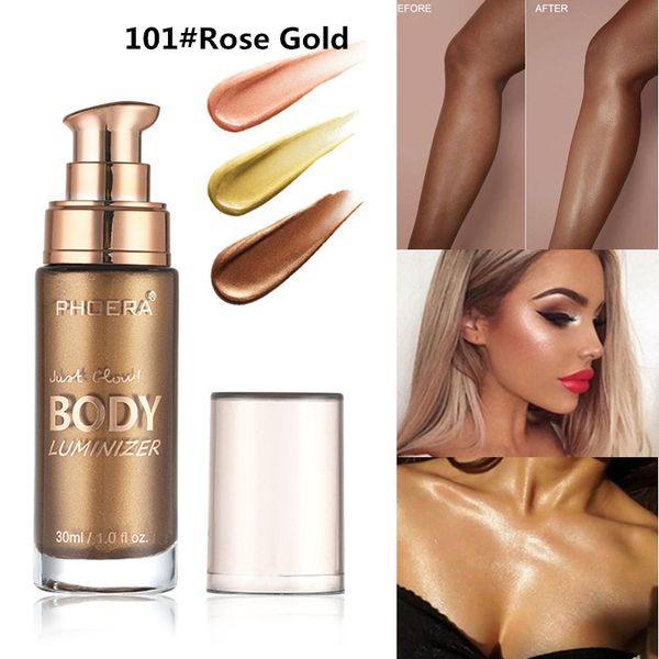 phoera body luminizer bronzer highlighter liquid setting spray shimmer brighten glow rose gold highlight brighten cream for face and body
phoera body luminizer bronzer highlighter liquid setting spray shimmer brighten glow rose gold highlight brighten cream for face and body