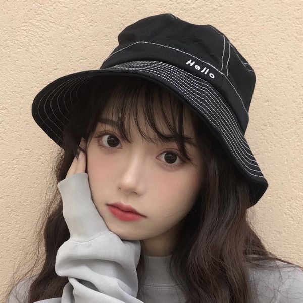 subwg fisherman female summer all-match casual letters embroidery personality black sunshade bucket bucket hat embroidered fisherman hat sum, Blue;gray
subwg fisherman female summer all-match casual letters embroidery personality black sunshade bucket bucket hat embroidered fisherman hat sum, Blue;gray