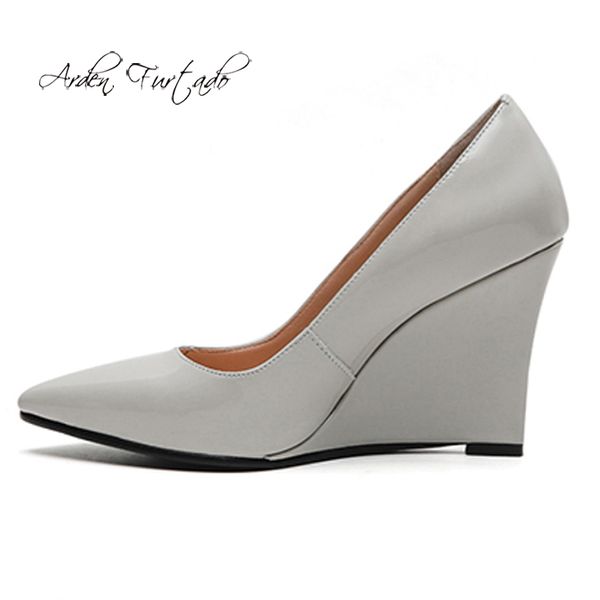 arden furtado summer fashion trend women's shoes gray pointed toe pure color slip-on mature pumps classics big size 40, Black
arden furtado summer fashion trend women's shoes gray pointed toe pure color slip-on mature pumps classics big size 40, Black