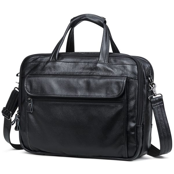 100% natural cow leather men handbag big volume 15" inch lapbag genuine leather shoulder bags 3 layers business briefcase
100% natural cow leather men handbag big volume 15" inch lapbag genuine leather shoulder bags 3 layers business briefcase