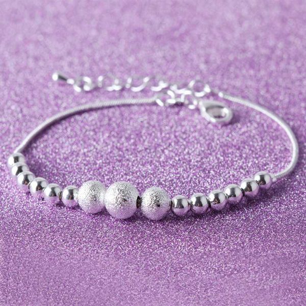 link, chain simple layered beads bracelets for women elegant adjustable silver color bracelet femme jewelry gift, Black
link, chain simple layered beads bracelets for women elegant adjustable silver color bracelet femme jewelry gift, Black