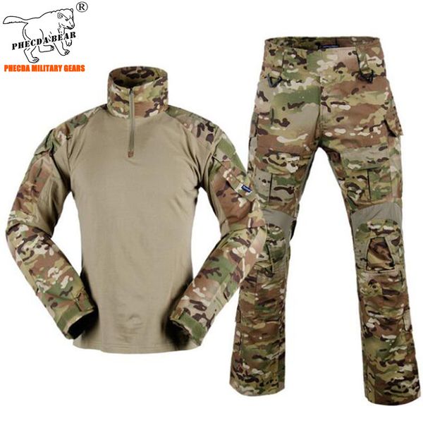 combat shirt cargo pants knee pads tactical camouflage uniform hunting clothes suit men us army clothes combat, Camo
combat shirt cargo pants knee pads tactical camouflage uniform hunting clothes suit men us army clothes combat, Camo