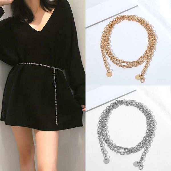 2020 fashion trend women retro metal waist chain belt dress stylish vintage party club waistband body chain belts accessories, Black;brown
2020 fashion trend women retro metal waist chain belt dress stylish vintage party club waistband body chain belts accessories, Black;brown