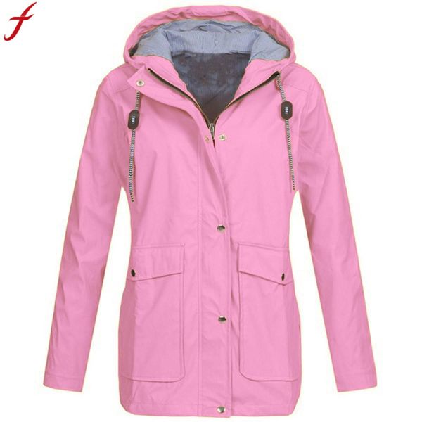 feitong winter coat women solid rain jacket zipper plus size jackets waterproof hooded raincoat windproof manteau femme hiver, Black
feitong winter coat women solid rain jacket zipper plus size jackets waterproof hooded raincoat windproof manteau femme hiver, Black
