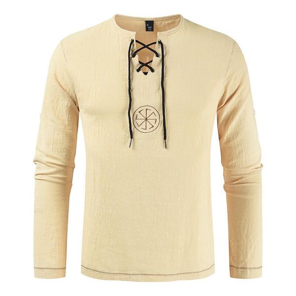 geometric embroidery mens designer long sleeve tshirts fashion loose lace up mens tees casual males clothing, White;black
geometric embroidery mens designer long sleeve tshirts fashion loose lace up mens tees casual males clothing, White;black