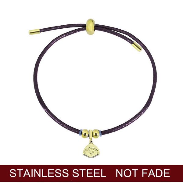 brown leather charm bracelets handmade jewelry stainless steel gold pendant stars & cactus accessories women, Golden;silver
brown leather charm bracelets handmade jewelry stainless steel gold pendant stars & cactus accessories women, Golden;silver