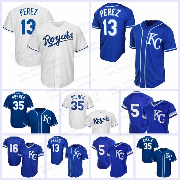 13 Salvador Perez Kansas City Men Royals 4 Alex Gordon 35 Eric Hosmer 16 Bo Jackson Baseball Jerseys 5 George Brett
13 Salvador Perez Kansas City Men Royals 4 Alex Gordon 35 Eric Hosmer 16 Bo Jackson Baseball Jerseys 5 George Brett