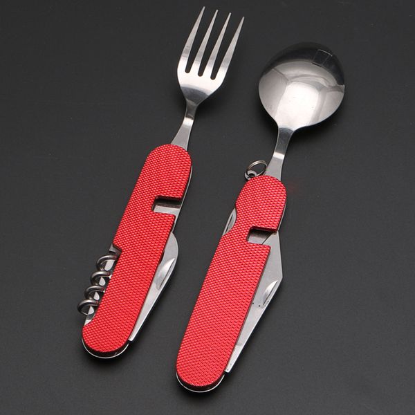 6 in1 multifunction outdoor tableware camping stainless steel folding kits for hiking survival travel camping cutlery
6 in1 multifunction outdoor tableware camping stainless steel folding kits for hiking survival travel camping cutlery