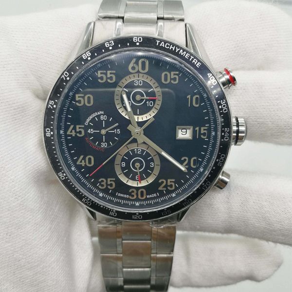 2019 men wri twatche 44mm ize cal 1887 automatic glide mooth watche black face tainle teel ca e watch, Slivery;brown
2019 men wri twatche 44mm ize cal 1887 automatic glide mooth watche black face tainle teel ca e watch, Slivery;brown