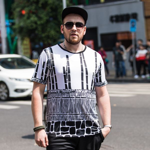 summer trend plus fertilizer to increase short-sleeved fat t-shirt male round neck printing men's large size men's 6xl, White;black
summer trend plus fertilizer to increase short-sleeved fat t-shirt male round neck printing men's large size men's 6xl, White;black