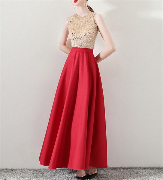 2019 new style fashion women sequin patchwork long sleeveless formal party ball prom gown long dress halter, Black;gray
2019 new style fashion women sequin patchwork long sleeveless formal party ball prom gown long dress halter, Black;gray