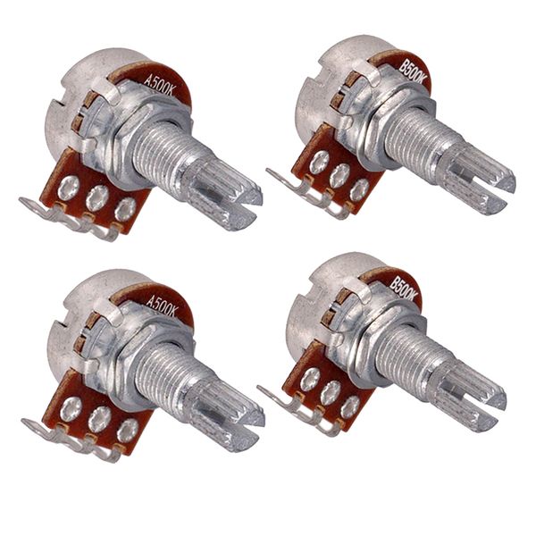 metric full size 18mm split shaft pots a500k & b500k guitar potentiometers, 4 pieces
metric full size 18mm split shaft pots a500k & b500k guitar potentiometers, 4 pieces