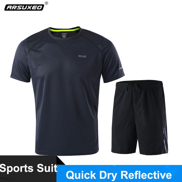 arsuxeo лето мужская спортивная одежда спортивный костюм gym quick dry светоотражающие night running костюм одежда тренировки спортивные шор, Black;blue
arsuxeo лето мужская спортивная одежда спортивный костюм gym quick dry светоотражающие night running костюм одежда тренировки спортивные шор, Black;blue