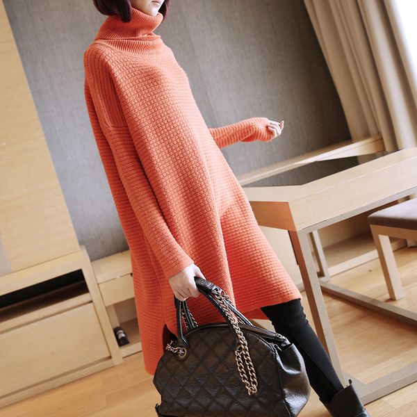 fashion tide new fashion pullovers turtleneck collar women long type irregular sweater female long sleeve knitting yg277, White;black
fashion tide new fashion pullovers turtleneck collar women long type irregular sweater female long sleeve knitting yg277, White;black